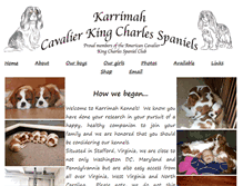 Tablet Screenshot of karrimahkennels.com